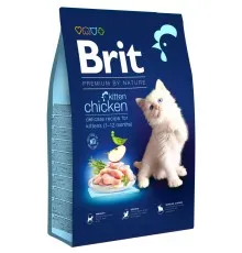 Сухой корм для кошек Brit Premium by Nature Cat Kitten 8 кг (8595602553198)