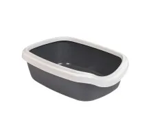 Туалет для котів Природа Comfort М (сірий) (4823082416998)
