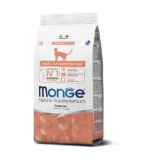 Сухой корм для кошек Monge Cat Adult с лососем 400 г (8009470005487)