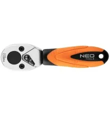 Трещотка Neo Tools 1/4", 105 мм, CrV, 48 зубцов (08-512)