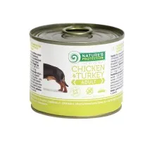 Консервы для собак Nature's Protection Adult Chicken&Turkey 200 г (KIK24522)