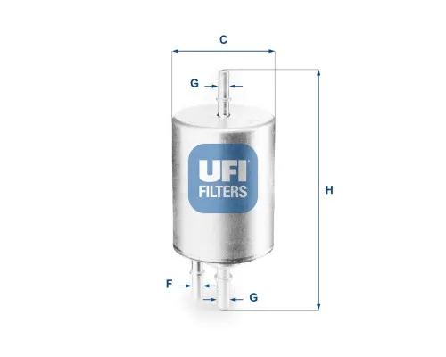 Фильтр топливный UFI 31.831.00