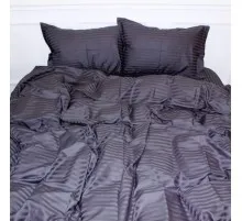 Підковдра MirSon Satin Stripe 30-0012 Dark Gray 175х210 см (2200005252123)