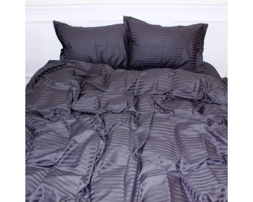 Підковдра MirSon Satin Stripe 30-0012 Dark Gray 175х210 см (2200005252123)