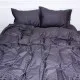 Підковдра MirSon Satin Stripe 30-0012 Dark Gray 175х210 см (2200005252123)