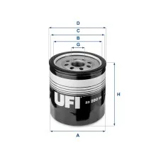 Фильтр масляный UFI 23.280.00