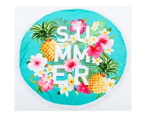 Полотенце MirSon пляжное №5055 Summer Time Garden stuff 150x150 см (2200003180695)
