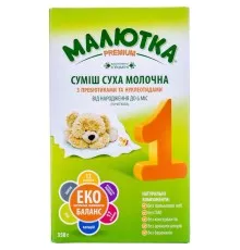 Дитяча суміш Малютка Premium 1 молочна з 0 мiсяцiв 350 г (4820199500084)