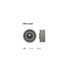 Ролик натягувача ременя SKF VKM 11010