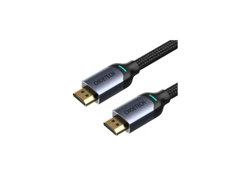 Кабель мультимедійний HDMI to HDMI 2.0m V.2.1 8K 60Hz HDR10 HLG 48Gbps YUV 444 Choetech (XHH01-BK)