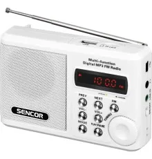 Портативный радиоприемник Sencor SRD 215 White (35039902)