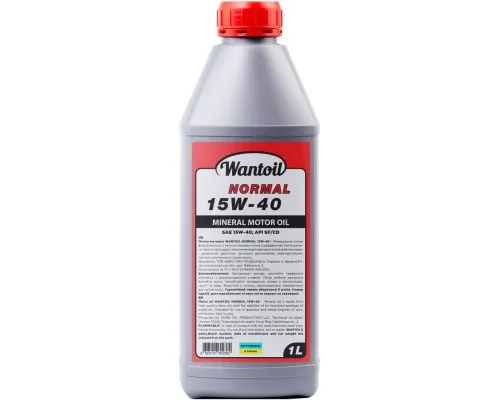 Моторна олива WANTOIL NORMAL 15w40 1л (WANTOIL 63280)