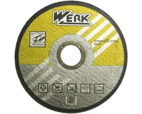 Круг відрізний Werk по металу 125х1,2х22,23мм (34007)