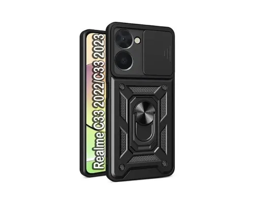 Чохол до мобільного телефона BeCover Military Realme C33 2022/C33 2023 Black (709170)