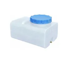 Ємність для води Пласт Бак квадратна харчова 100 л прямокутна біла (164)
