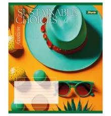 Тетрадь 1 вересня А5 Sustainable choices 60 листов, клетка (766741)
