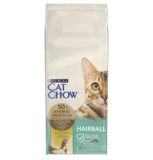 Сухий корм для кішок Purina Cat Chow Hairball з куркою 15 кг (5997204514523)