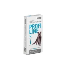 Краплі для тварин ProVET Profiline інсектоакарицид для котів до 4 кг 4/0.5 мл (4823082431113)