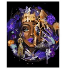 Картина по номерам Santi Африканська краса метал. фарби ©maryzueva_art 40*50 см (954726)