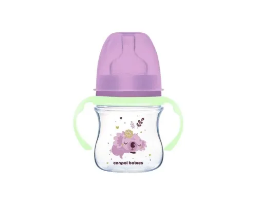 Пляшечка для годування Canpol babies Easystart Sleepy Koala 120 мл рожева (35/236_pin)