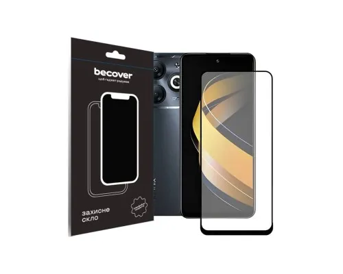 Скло захисне BeCover Infinix Smart 8 (X6525) Black (710482)
