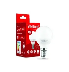 Лампочка Vestum G45 8W 4100K 220V E14 (1-VS-1211)