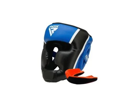 Боксерский шлем RDX Aura Plus T-17 Blue/Black L (HGR-T17UB-L+)