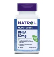 Вітамінно-мінеральний комплекс Natrol Дегідроепіандростерон 50 мг, DHEA, 60 та (NTL-16106)