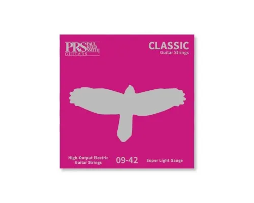 Струни для гітари PRS Classic Super Light Guitar Strings 09-42 (100148001001001)