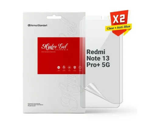 Плівка захисна Armorstandart Kit Clear + Anti-Blue Xiaomi Redmi Note 13 Pro+ 5G (ARM80693)