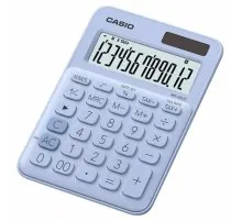 Калькулятор Casio MS-20UC-LB-W-EC, блакитний (CALC-CAS-MS-20UC-LB)