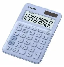 Калькулятор Casio MS-20UC-LB-W-EC, блакитний (CALC-CAS-MS-20UC-LB)