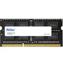 Модуль пам'яті для ноутбука SoDIMM DDR3L 8GB 1600 MHz Netac (NTBSD3N16SP-08)