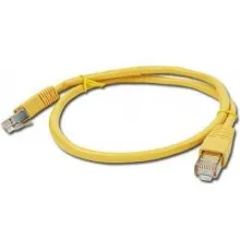 Патч-корд 0.5м, UTP, cat.5e, CCA, yellow Cablexpert (PP12-0.5M/Y)