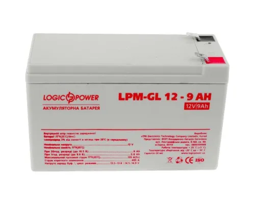 Батарея до ДБЖ LogicPower LPM-GL 12В 9Ач (6563)