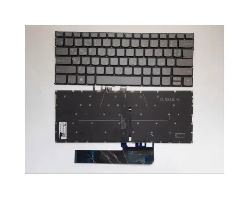 Клавиатура ноутбука Lenovo Yoga 530-14ARR/14IKB серая с подсв UA (A46136)