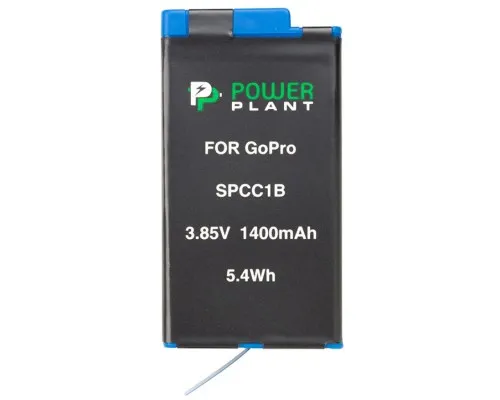 Акумулятор до фото/відео PowerPlant GoPro SPCC1B 1400mAh (CB970346)