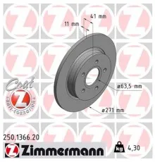 Тормозной диск ZIMMERMANN 250.1366.20