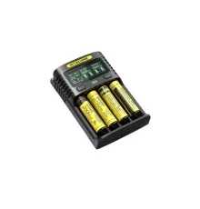 Зарядний пристрій для акумуляторів Nitecore Digicharger UM4 (4 channels, LCD дисп.,Li-ion, Ni-MH/Ni-Cd, (11434)