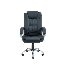 Офісне крісло Richman Калифорния хром к/з чорний (IM0000040)