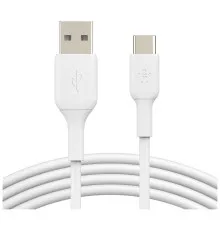 Дата кабель USB 2.0 AM to Type-C 1.0m PVC white Belkin (CAB001BT1MWH)