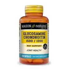 Вітамінно-мінеральний комплекс Mason Natural Глюкозамін та Хондроїтин 1500/1200, Glucosamine Chondroitin, (MAV13038)