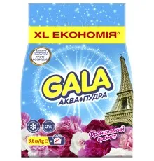Пральний порошок Gala Аква-Пудра Французький аромат 3.6 кг (8006540519363)