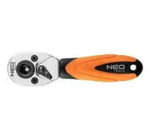 Тріскачка Neo Tools 1/4", 105 мм, CrV, 72 зубця (08-501)