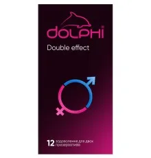 Презервативы Dolphi Double Effect 12 шт. (4820144772986)