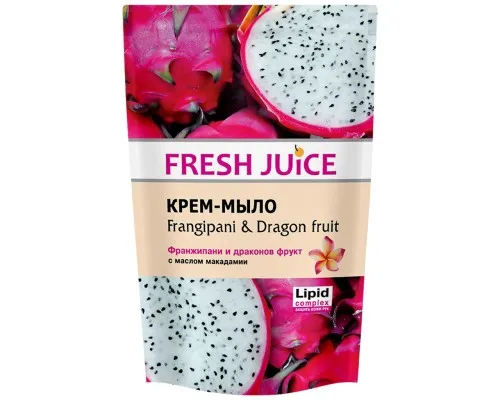 Рідке мило Fresh Juice Frangipani & Dragon Fruit дой-пак 460 мл (4823015923357)