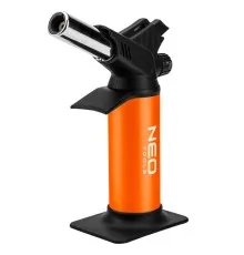 Газовый паяльник Neo Tools пьезоподжиг, 1200°C, объем 12.6г, 0.286кг (19-905)