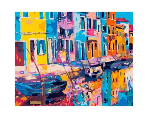 Картина по номерам Santi Райдужна Венеція 40x50 см (954472)