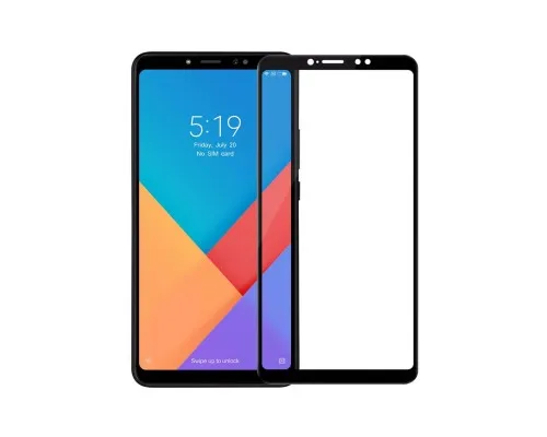 Скло захисне PowerPlant Full screen Xiaomi Mi Max 3, Black (GL605538)
