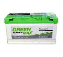 Аккумулятор автомобильный GREEN POWER MAX 110Ah Ев (-/+) (950EN) (22370)